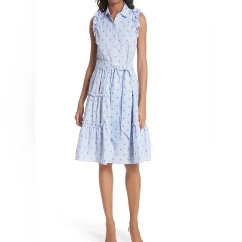 Kate Spade Sleeveless Palm Tree Dress Size XXS